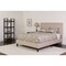 Flash Furniture Full Platform Bed Set, Beige SL-BMF-18-GG - alternate 1